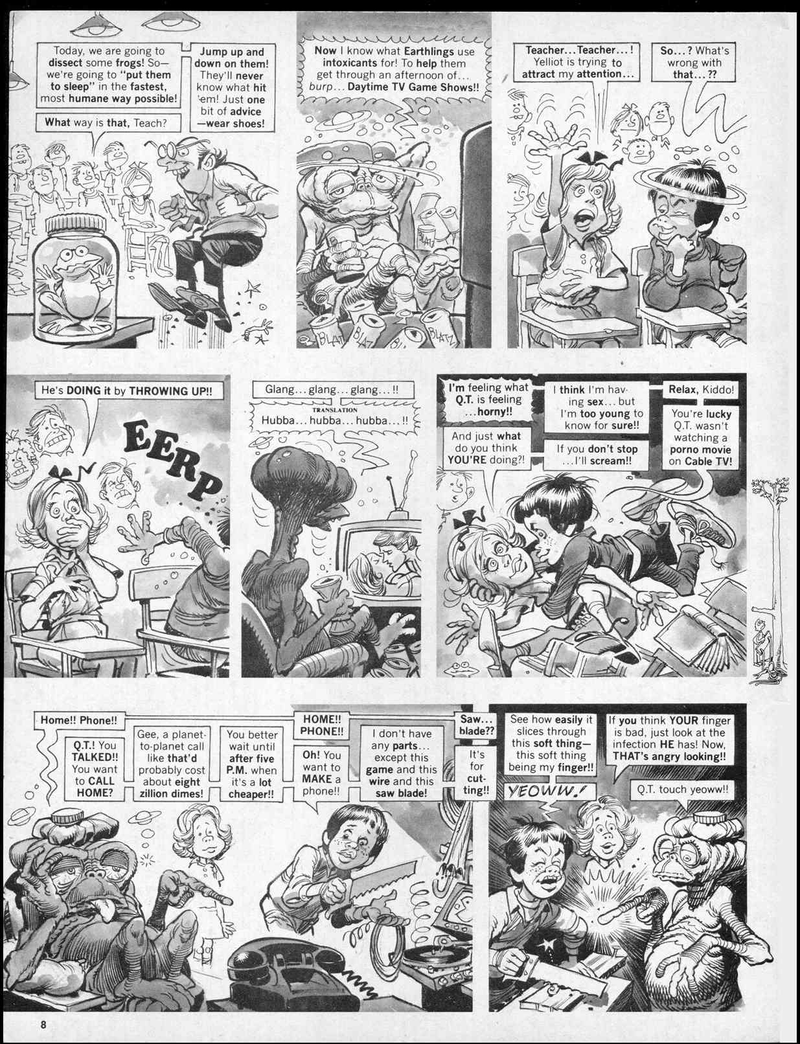 Illustration for article titled 10 Greatest (and Weirdest) E.T.: The Extra-Terrestrial Spoofs